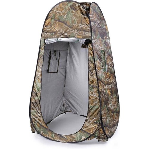 Pop Up Outdoor Changing Tent 1.2x1.2x1.9m Camouflage for Clothing & Camping