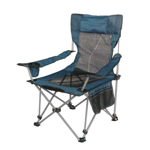 Camp Chair Blue 102x80x88cm Compact & Lightweight in Carry Bag