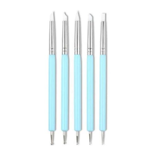 Dot Painting Tools Double Ended Stylus Shapers & Tiny Dot Balls 5pce 15cm