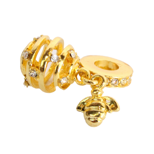 Gold Rings 1pce Charm Bead for Bracelets & Necklaces Jewellery Making 