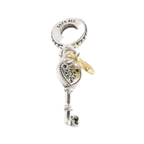 Silver Love Lock 1pce Charm for Bracelets & Necklaces Jewellery Making 