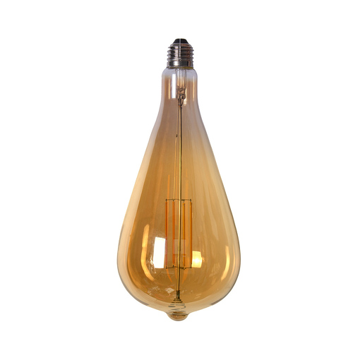 Edison LED Light Globe Slim 4 Watt Filament Bulb 27cm E27 Amber Warm White