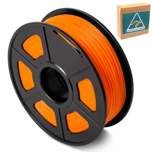 1kg PLA 3D Printer Filament 1.75mm Flush Orange Australian Made & Eco Friendly