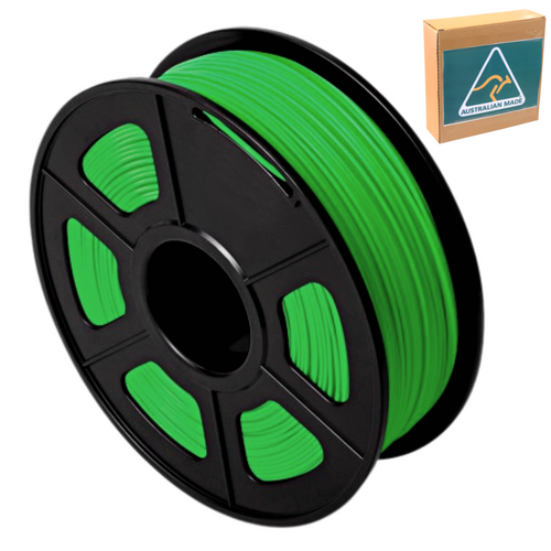 1kg PLA 3D Printer Filament 1.75mm Apple Green Australian Made & Eco Friendly