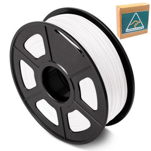 1kg PLA 3D Printer Filament 1.75mm Crystal White Australian Made & Eco Friendly