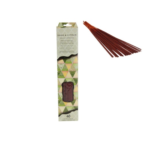 Sage & Citrus Incense Sticks Pack - Fresh & Uplifting Aroma Blend