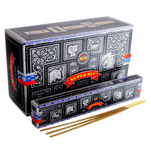 6x Boxes of 15g Nag Champa Incense Sticks Bulk Pack, Quality Super Hit