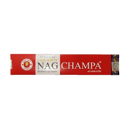 New 1pce Golden Nag Champa 15gms Stick Incense