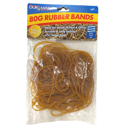 1pce 80g Pack of Rubber Bands, Ideal for Home, School and Office Durable 