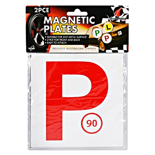2pce Magnetic Learners/Provisional Red Plates NSW License Approved