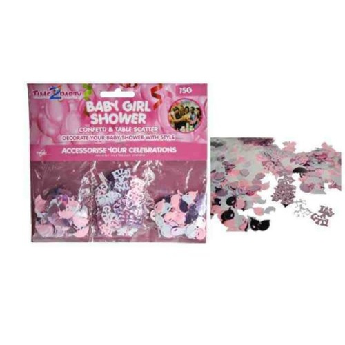 Baby Girl Shower Confetti 15g Table Decor Party Scatter