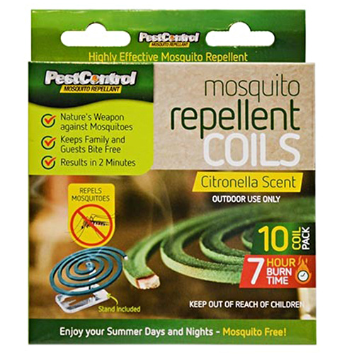 New 1 Pack 10pce Mosquito Repellent Incense Coils - DURAMAX 