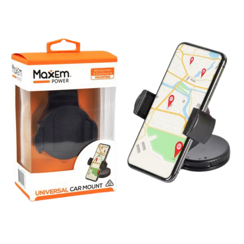 Universal Mobile Phone Car Mount Cradle Phone Holder 1 Piece Black Suction Base