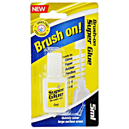 Super Glue with Brush 5ml 1pce Dries Fast & Clear