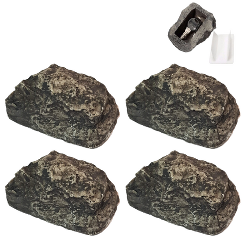 Key Rock Safe Box Set 4pce Hide your Spare Keys in Your Yard/Garden/Home