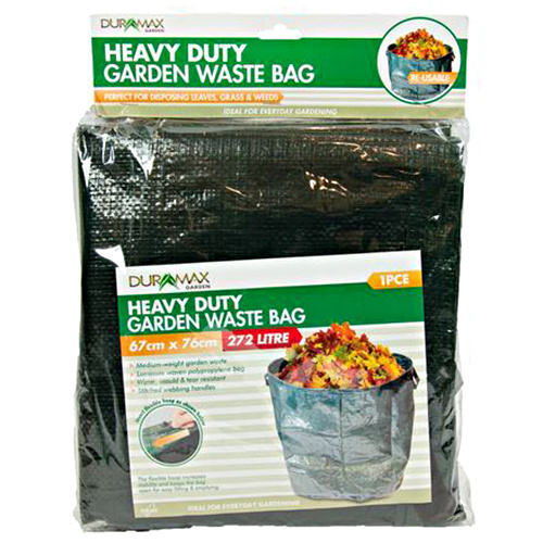 1pce Heavy Duty Garden Waste Bag Deciduous Barrel 67x76cm from DURAMAX