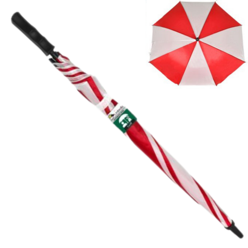 1pce Red 77cm Golf Umbrella Large Automatic Open Waterproof