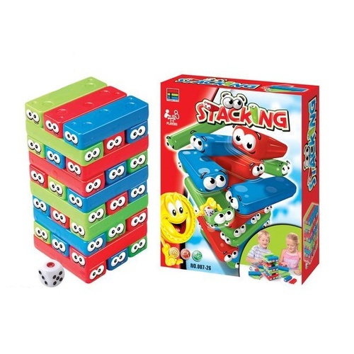 Stacking Tower Board Game Boxed 31pce Family & Kids Party Toy
