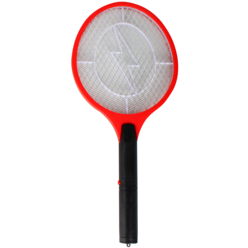 Mosquito Zapper Racquet 21x25x53cm Electric Battery Powered, Red
