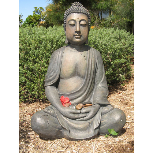 Jumbo Rulai Buddha 100cm Height Sitting Meditating