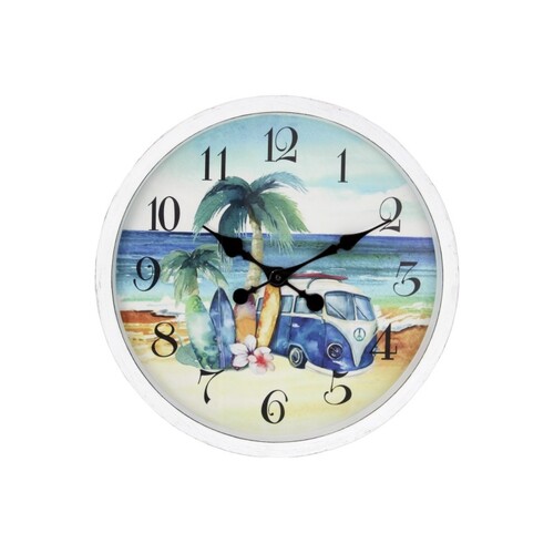 40cm VW Kombi Van  Wall Clock, Beach Theme Style Home