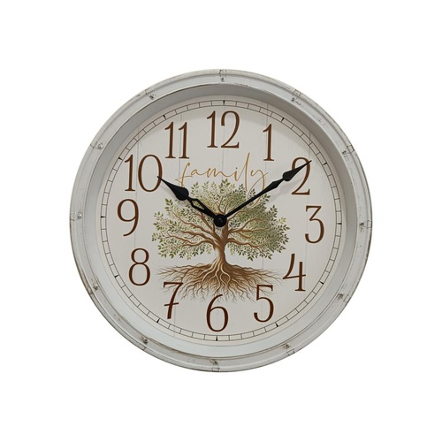 40cm Buddha, Tree of Life Decorative Clock