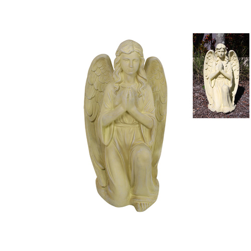 1pce 68cm Praying Garden Angel Statue, Spiritual Home Decor
