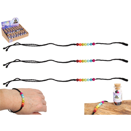 New 1pce Chakra Braclet in Bottle Quirky Gift Energy 