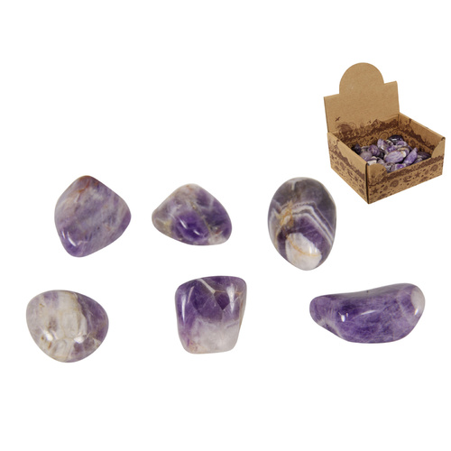 2-3cm Amethyst Tumbled Gemstone Crystal Polished