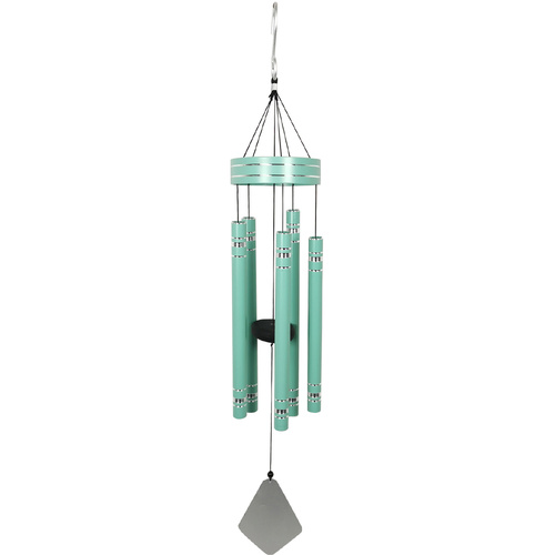 1pce Mint Green 92cm Windchime Hand Tuned Stunning Colours and Engraving