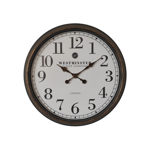 76cm London Style Wall Clock, Brown Antique Style Home