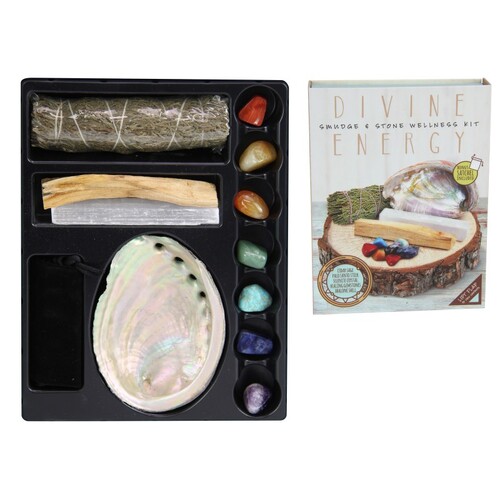 Palo Santo Smudge & Wellness Kit Divine Energy 12pce Gift Box