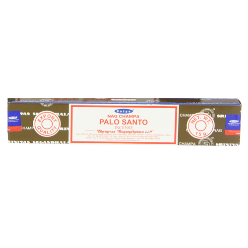 15g Palo Santo Satya Nag Champa 20 Incense Sticks