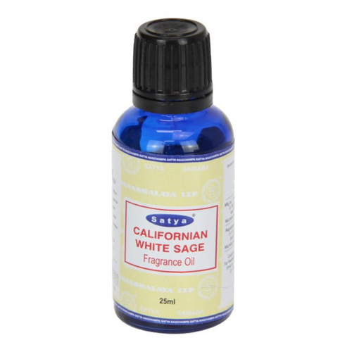 25ml Satya Californian White Sage Fragrance Scented Oil for Burners & Aromatherapy