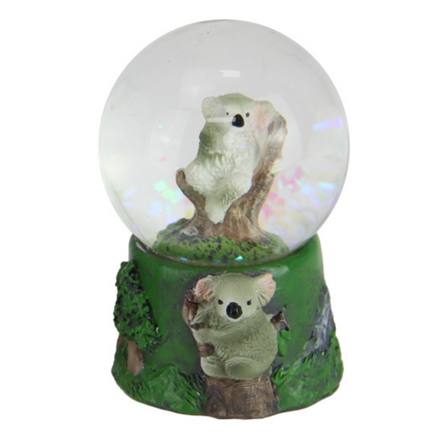 Snow Globe Koala Australian Animal in Glass Water Ball 4.5cm