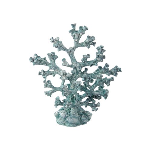 25cm Blue & White Coral Decor Piece