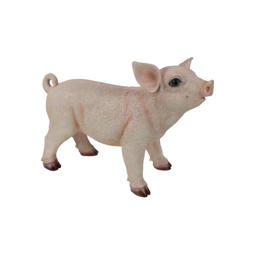 34cm Standing Garden Pig Figurine Ð Cute Farm Garden Dcor