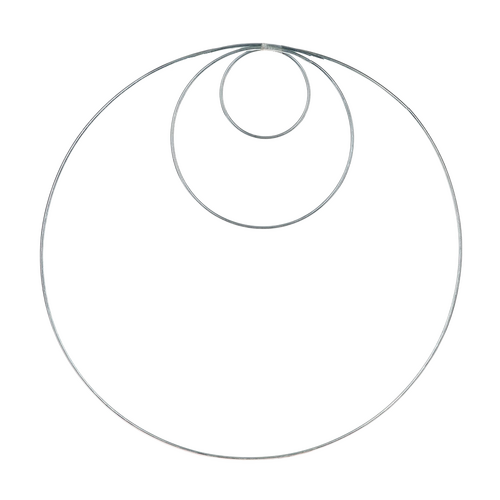 Steel Ring Set 3 Pieces 3 Sizes for Craft & DIY Hobbies
