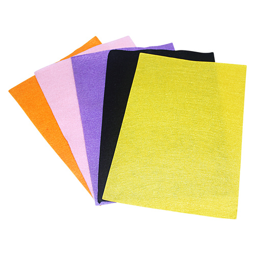 5pce A4 Felt Sheets Assorted Colours Craft Supplies School Projects