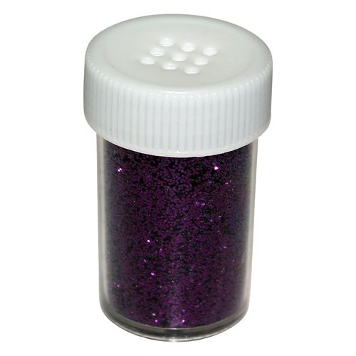 Purple 15g Colour Glitter Shaker, Art & Craft Scrapbooking