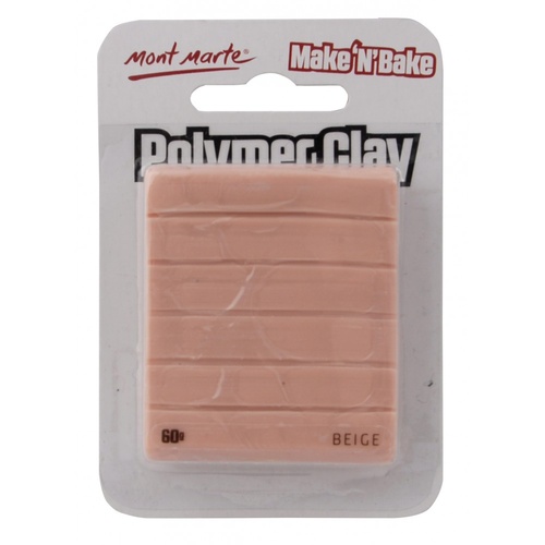 M.M. Make n Bake Polymer Clay 60g - Beige