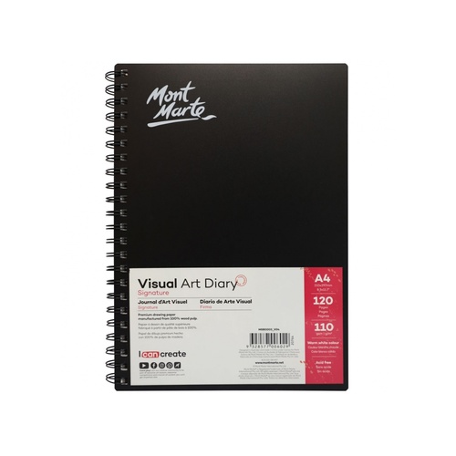 Mont Marte Visual Art Diary A4 120 Page