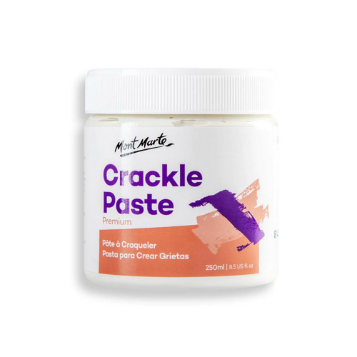 Mont Marte Crackle Paste 250ml for texture and crackle effects on your artworks