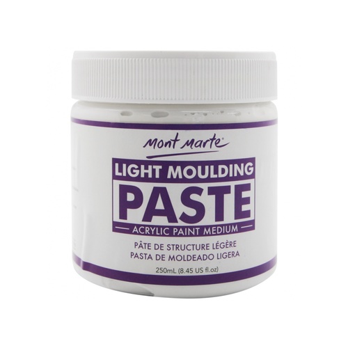 Mont Marte Light Moulding Paste 250ml perfect for building peaks & body