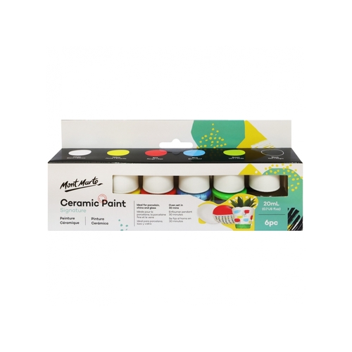 Mont Marte Ceramic Liquid Paint 6pce x 20ml