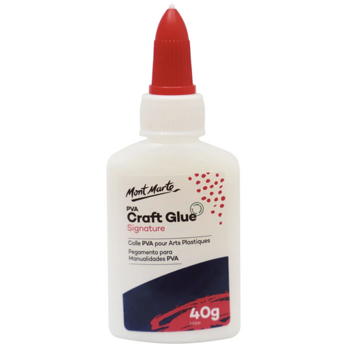 Mont Marte Signature PVA Craft Glue 40g Clear Drying