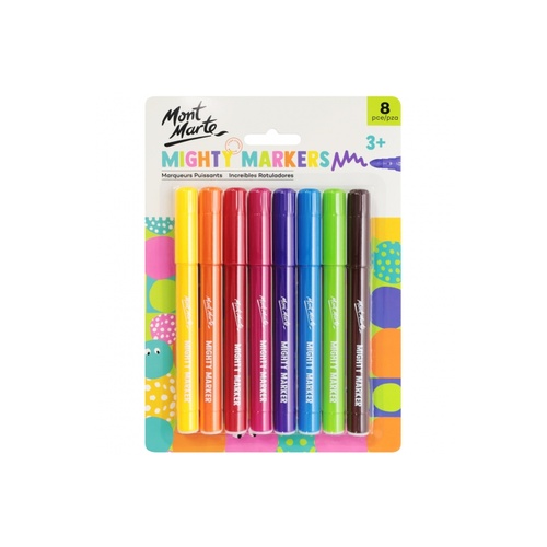 1pce Mont Marte MM Mighty Markers / Texta's 8pc