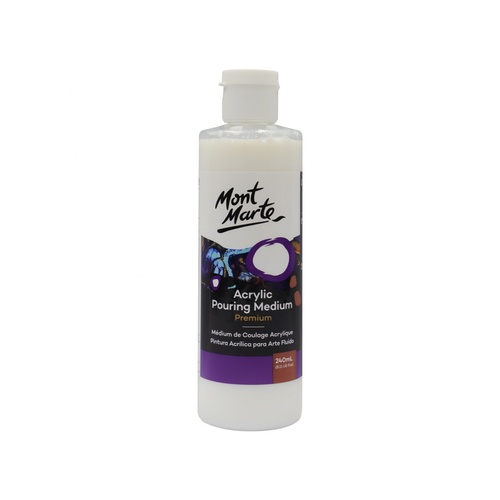Mont Marte Acrylic Pouring Paint Medium 240ml for Fluid Art