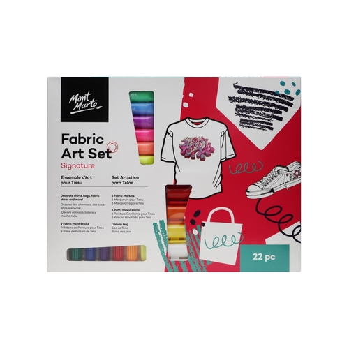 Mont Marte Fabric Art Set 22pc