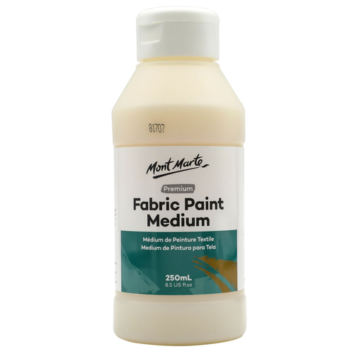 Mont Marte Fabric Paint Medium for Acrylic Paint 250ml Textile Painting